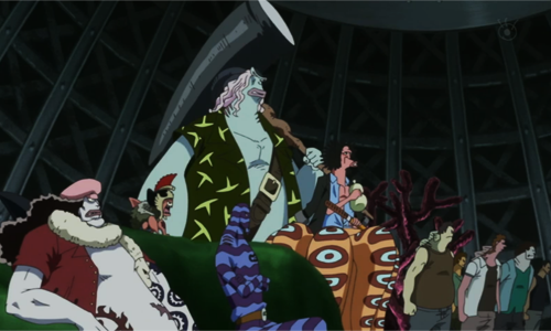 One Piece 534: «Дворец Рьюгу трясет! Принцесса Ширахоши похищена!»