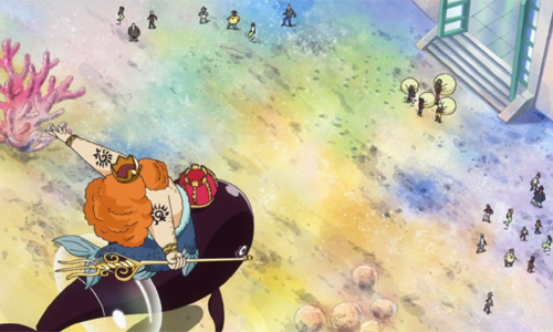 One Piece 530: «Король Острова Рыболюдей! Владыка Морей Нептун!»